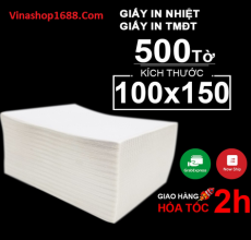 Decal nhiệt 100x150mm in đơn hàng tmđt, 500 tem (500 đơn hàng)