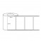 Decal thường 100x55mm cuộn 50m, 1 tem/hàng