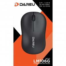 Chuột không dây Dareu LM106G Black (USB)