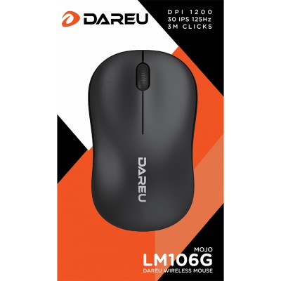 Chuột không dây Dareu LM106G Black (USB)