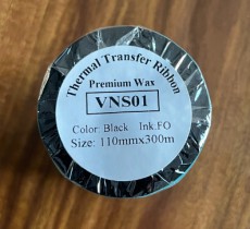 Mực in mã vạch / Ruy băng mực, Ribbon in mã vạch Premium Wax VNS01