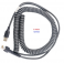 Dây cáp Zebra CBA-U21-S07ZBR xoăn lò xo 5m - Cáp USB cho máy Symbol Zebra Motorola LS2208, DS2208, DS4308, DS9208, DS9308 ...
