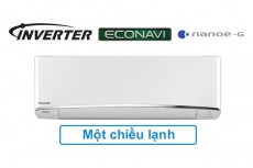 Điều hòa Panasonic inverter 1 chiều 12.000BTU XU12UKH