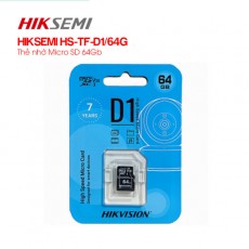 Thẻ nhớ Micro SD 64Gb HIKSEMI HS-TF-D1/64G