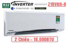 Điều hòa Panasonic 2 chiều inverter 18.000BTU Z18VKH-8